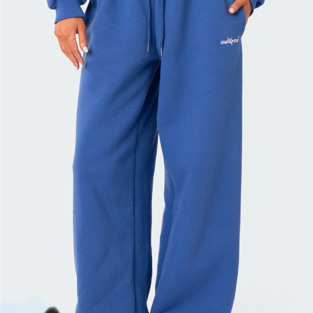 Edikted Brenna Low Rise Wide Sweatpants XS New - Picture 3 of 9